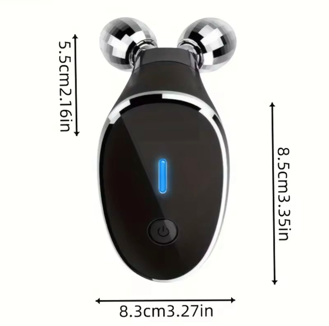 Dual Ball Massage Roller, Muscle Fascial Relaxation Tool, Handheld Face Back Neck Massager for Pain Relief Dual Ball Massage Roller, Muscle Fascial Relaxation Tool, Handheld Face Back Neck Massager for Pain Relief